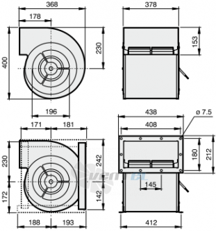 Rosenberg DRAE 240-4 L - описание, технические характеристики, графики